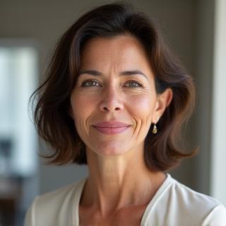 Foto de Antes e Depois de Ana Silva, mostrando transformação física e sorriso