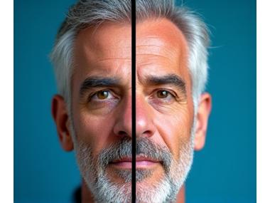 João Silva antes e depois.