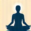 Ícone de uma pessoa meditando.