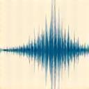 Ícone de notas musicais e ondas sonoras.